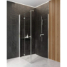 Bateria prysznicowa ścienna Alpinia chrom DEANTE BGA_040M