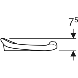 Deska sedesowa dla małych dzieci Bambini, czerwona GEBERIT 573338000