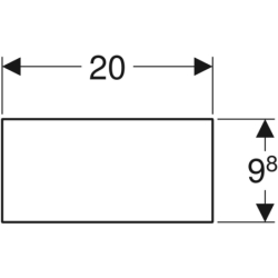 Smyle Square Wkład do szuflady, podział H, do szuflady dolnej, B32.3cm, H9.8cm, T20cm, lava GEBERIT 500.676.00.1