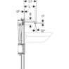 Bateria umyw. Brenta, ścienna, zasilanie AC, do podtynk. skrzyni funkcji, z termostatem, L17cm, chrom Geberit 116.277.21.1