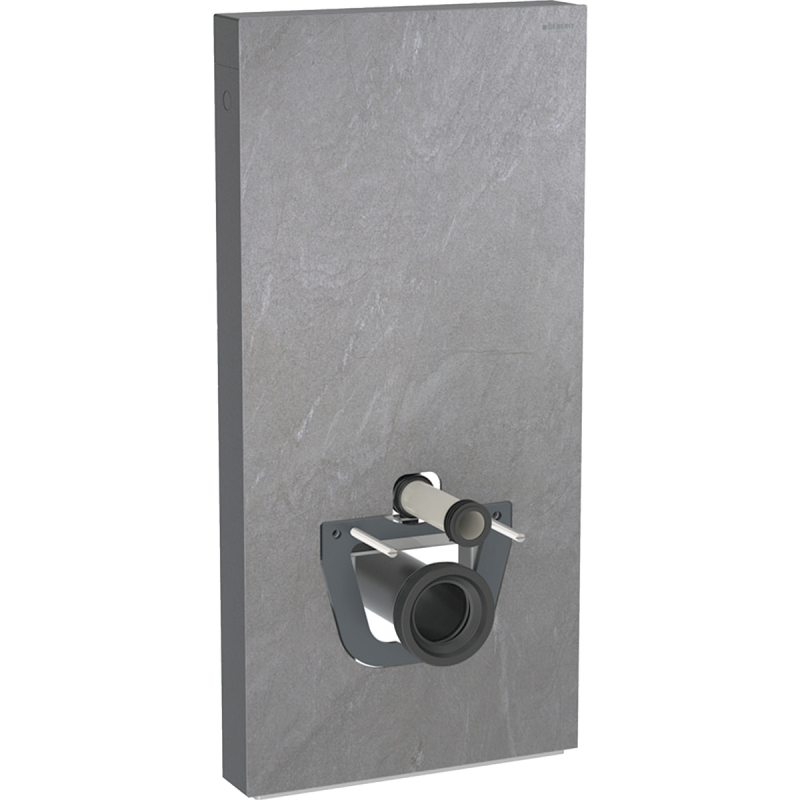 Moduł sanitarny Monolith do WC wiszącego, H101, imitacja betonu, boki czarne Geberit 131.021.00.5
