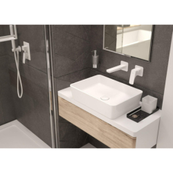 Bateria umywalkowa podtynkowa Hiacynt bianco DEANTE BQH_A54L