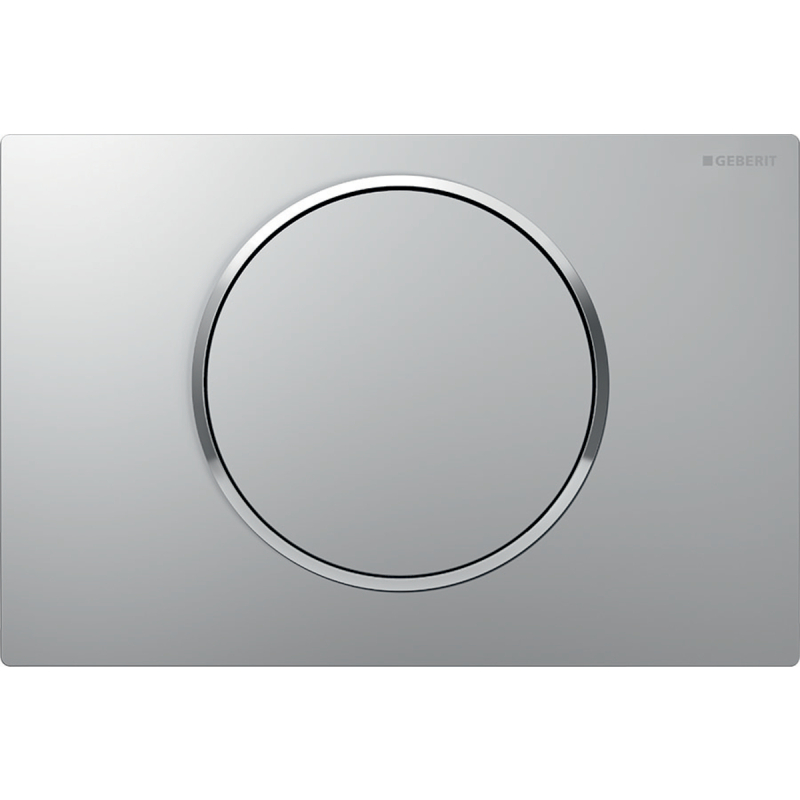 Przycisk uruchamiający Sigma10, przedni, chrom mat, easy-to-clean, okrągły GEBERIT 115.758.JQ.5