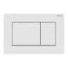 Przycisk uruchamiający Sigma20, przedni, biały mat-biały-biały mat, easy-to-clean, prostokątny GEBERIT 115.883.01.1