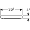 Deska sedesowa iCon, wolnoopadająca, wypinana GEBERIT 500.670.01.1