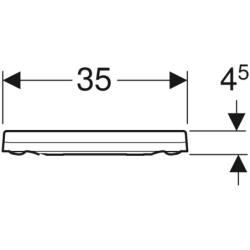 Deska sedesowa Xeno2 GEBERIT 500.833.01.1