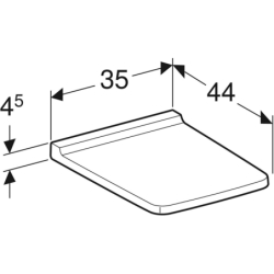 Deska sedesowa Xeno2 GEBERIT 500.833.01.1