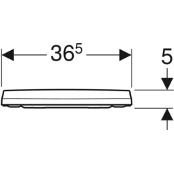Deska sedesowa iCon, slim, wolnoopadająca, wypinana GEBERIT 500.835.01.1