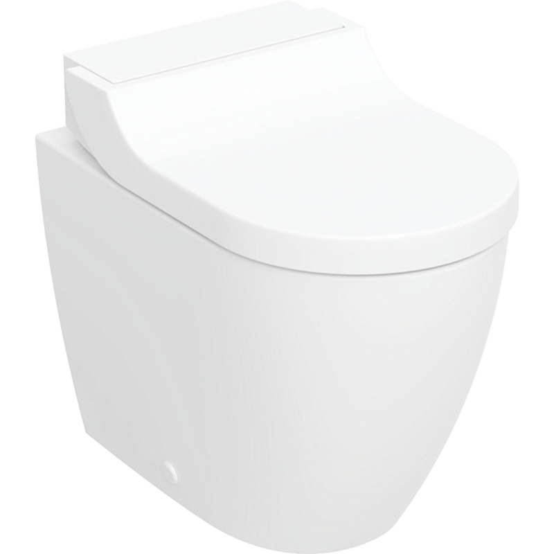 Urządzenie WC z funkcją higieny intymnej AquaClean Tuma Comfort, stojąca miska WC, szkło białe GEBERIT 146.310.SI.1