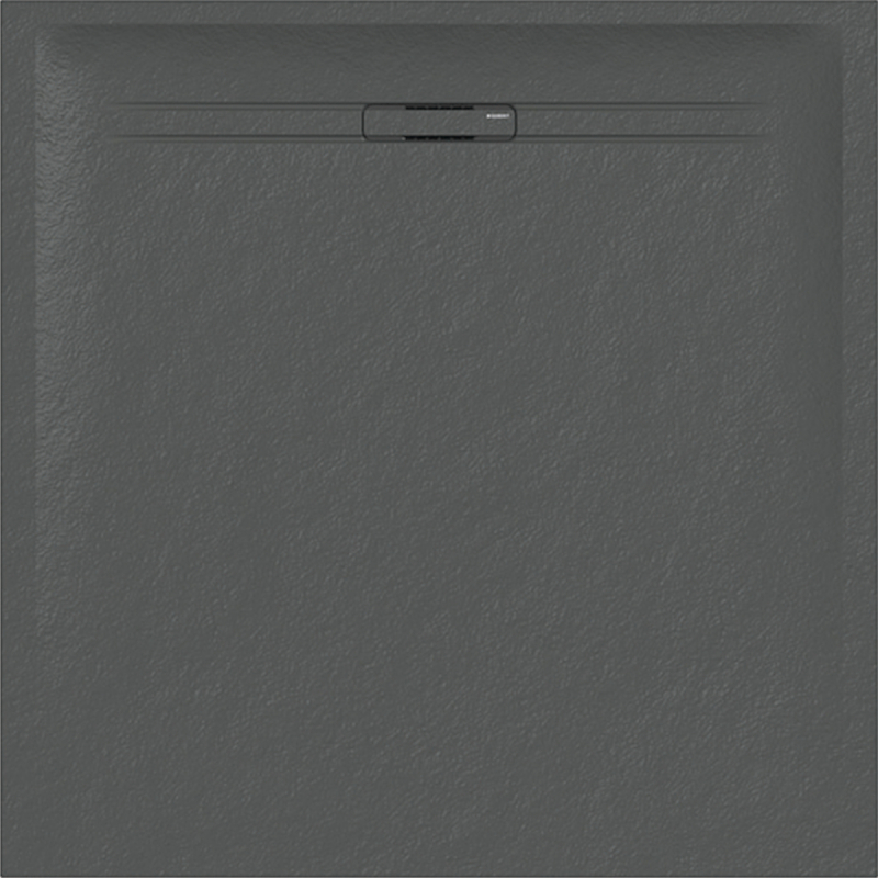 Brodzik kwadratowy Sestra 90x90 cm, grafit Geberit 550.270.00.2