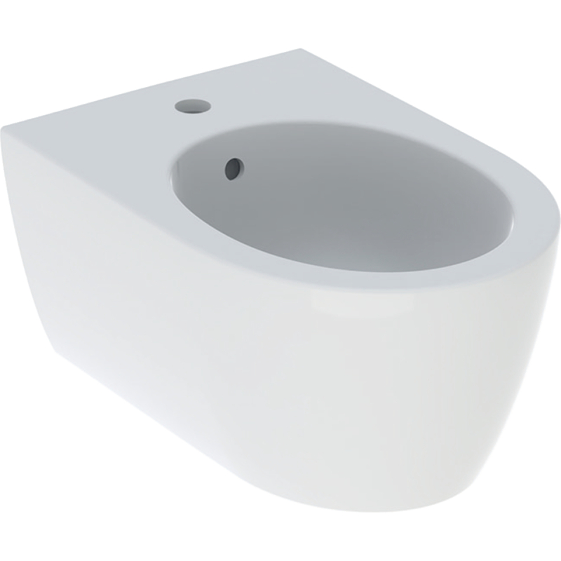 Bidet wiszący iCon, ukryte mocowania, 53 cm, z przelewem GEBERIT 501.898.00.1