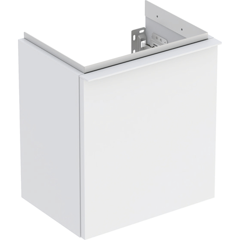 Szafka pod umywalkę iCon, z jednymi drzwiami 37x41,5x27,9 cm, biały / lakierowany matowy, biały / matowy GEBERIT 502.300.01.3