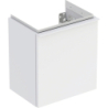 Szafka pod umywalkę iCon, z jednymi drzwiami 37x41,5x27,9 cm, biały / lakierowany matowy, biały / matowy GEBERIT 502.301.01.3