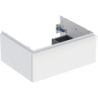 Szafka pod umywalkę iCon, z jedną szufladą 59,2x24,7x47,6 cm, biały / lakierowany matowy, biały / matowy GEBERIT 502.310.01.3