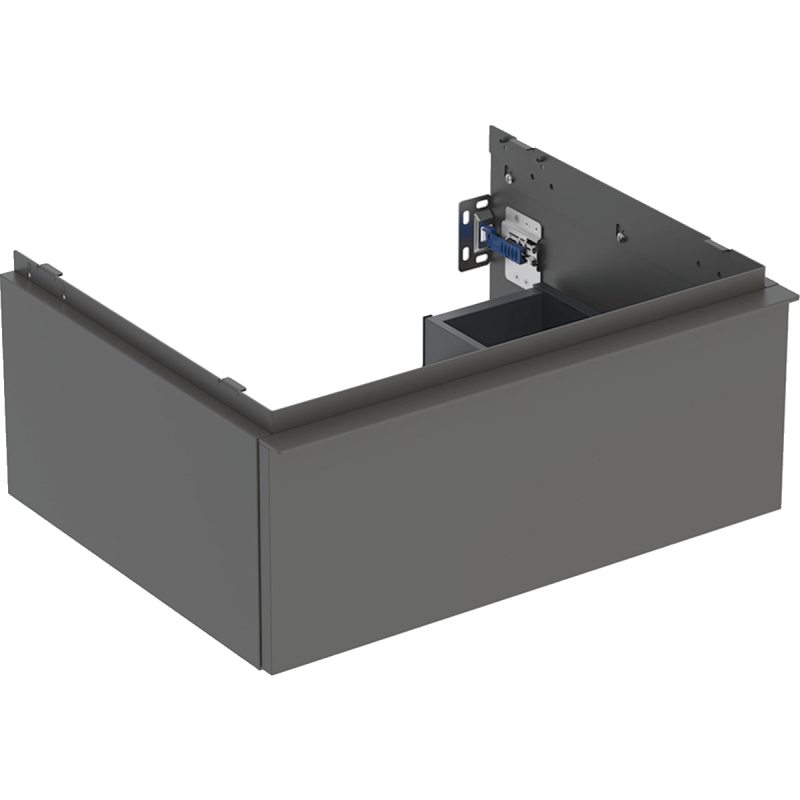 Szafka pod umywalkę iCon, z jedną szufladą 59,2x24,7x47,6 cm, lava / lakierowany matowy, lava / matowy GEBERIT 502.310.JK.1
