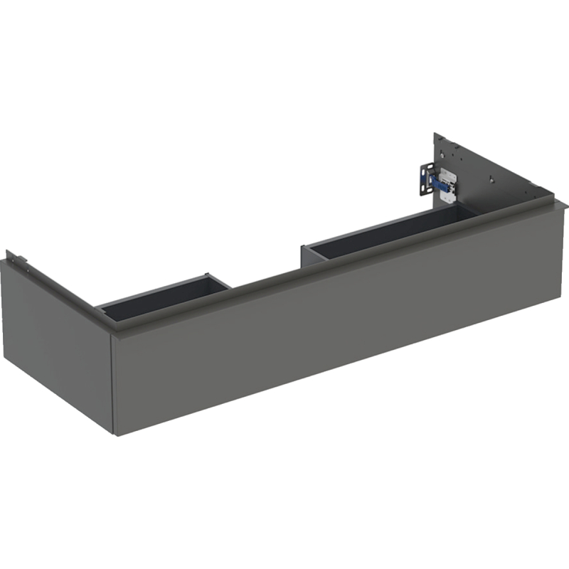 Szafka pod umywalkę iCon, z jedną szufladą 118,4x24,7x47,6 cm, lava / lakierowany matowy, lava / matowy GEBERIT 502.313.JK.1