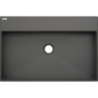 Umywalka granitowa nablatowa - 60x40 cm Correo antracyt metalik DEANTE CQR_TU6S