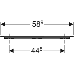 Uchwyt iCon: Lava / matowy, 58.9cm GEBERIT 502.359.JK.1