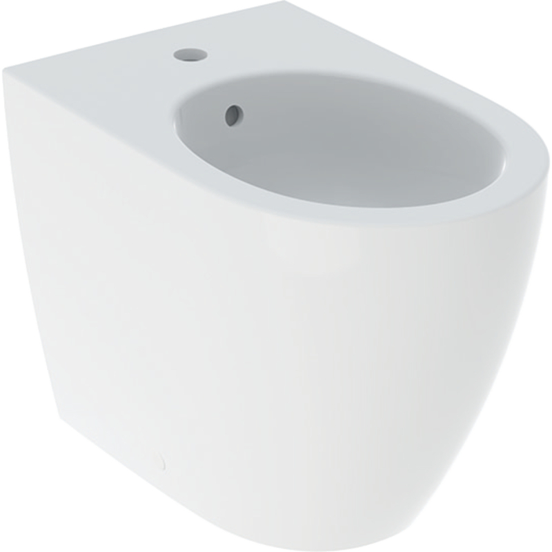 Bidet stojący iCon, ukryte mocowania, przylegający do ściany, 56cm, z przelewem,  GEBERIT 502.384.00.1