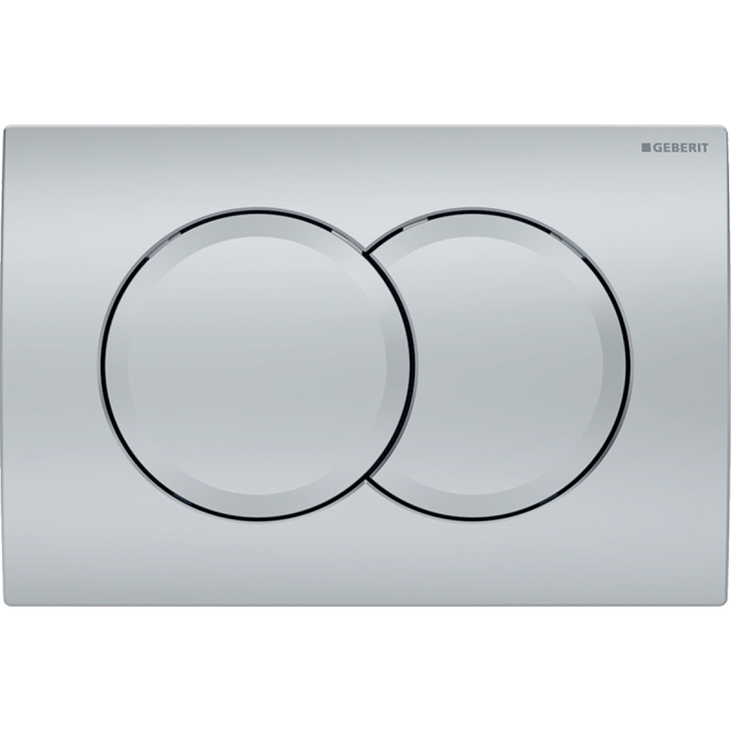 Przycisk uruchamiający Delta01, przedni, chrom-mat, okrągły GEBERIT 115.107.46.1