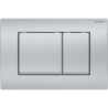 Przycisk uruchamiający Delta20, przedni, chrom-mat, prostokątny GEBERIT 115.137.46.1