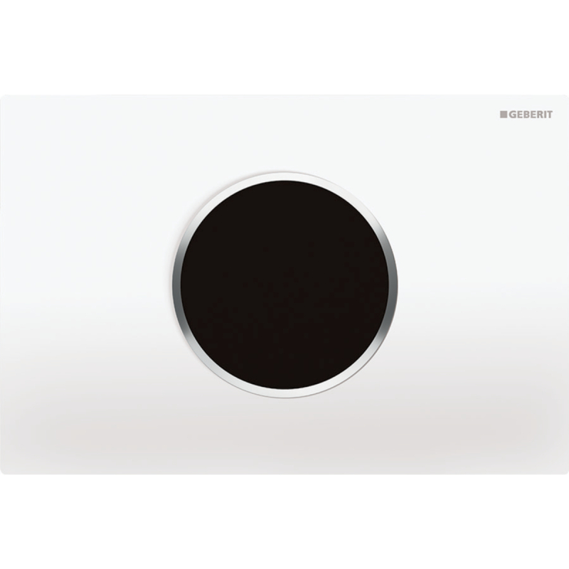 Elektroniczny zestaw uruchamiający WC, IR, Sigma10, 12cm, biały-chrom bł. GEBERIT 115.907.KJ.6