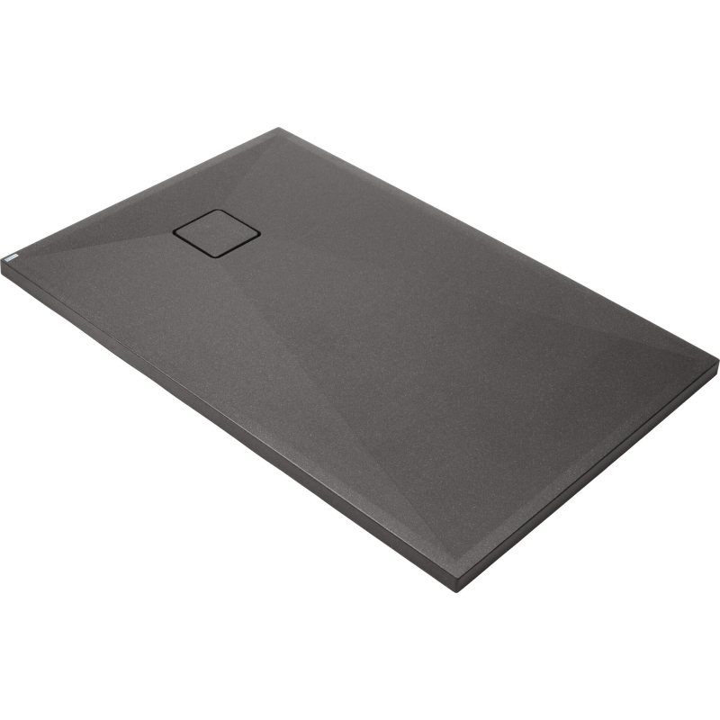 Brodzik granitowy prostokątny 120x80 cm Correo antracyt metalik DEANTE KQR_T44B