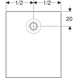 Brodzik prostokątny Nemea 140x80 cm, biały GEBERIT 550.577.00.1