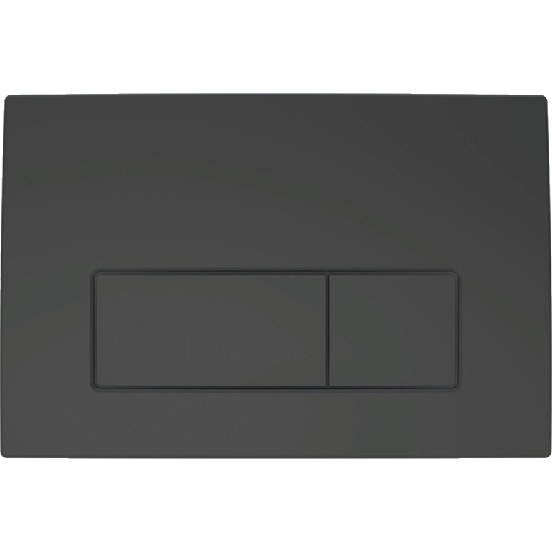 Przycisk uruchamiający Delta50, przedni, czarny mat, prostokątny GEBERIT 115.119.14.1