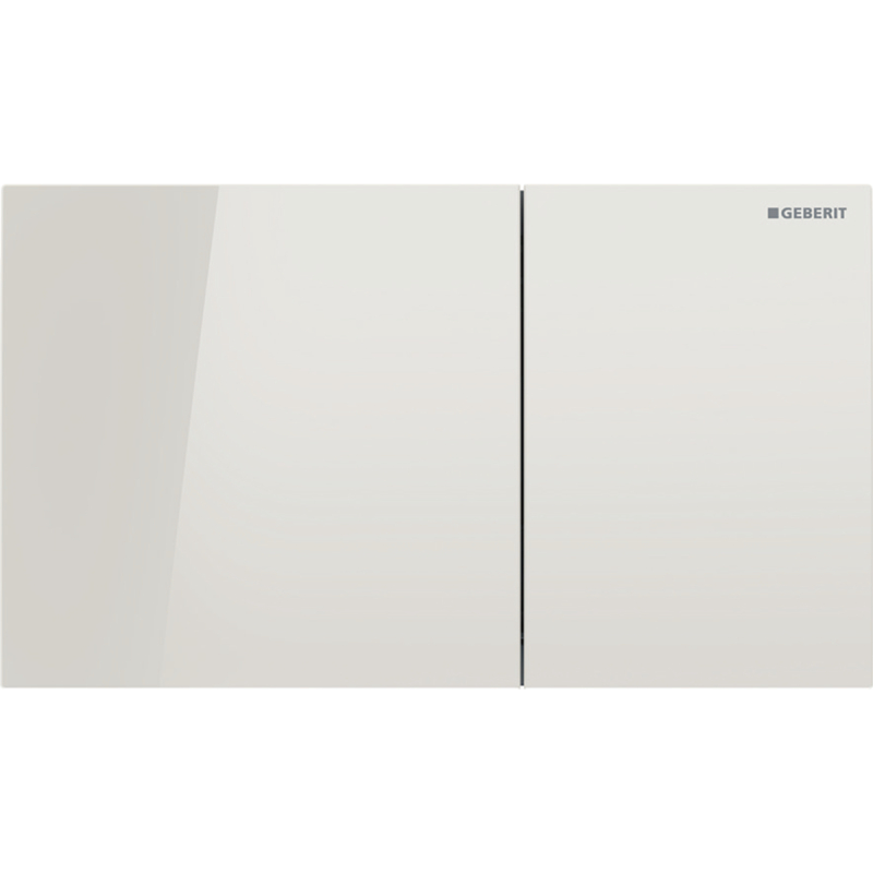 Przycisk uruchamiający Sigma70, przedni, szkło sand grey, prostokątny GEBERIT 115.622.JL.1