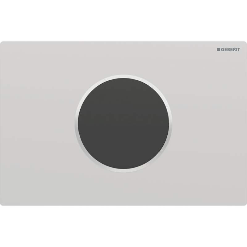 Elektroniczny zestaw uruchamiający WC, IR, Sigma10, 12cm, chrom mat, easy-to-clean GEBERIT 115.907.JQ.6