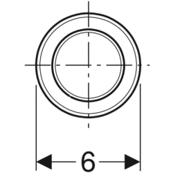 Elektroniczny zestaw uruchamiający WC, IR, Omega 12cm, Typ 10, czarny mat, easy-to-clean GEBERIT 115.956.14.6