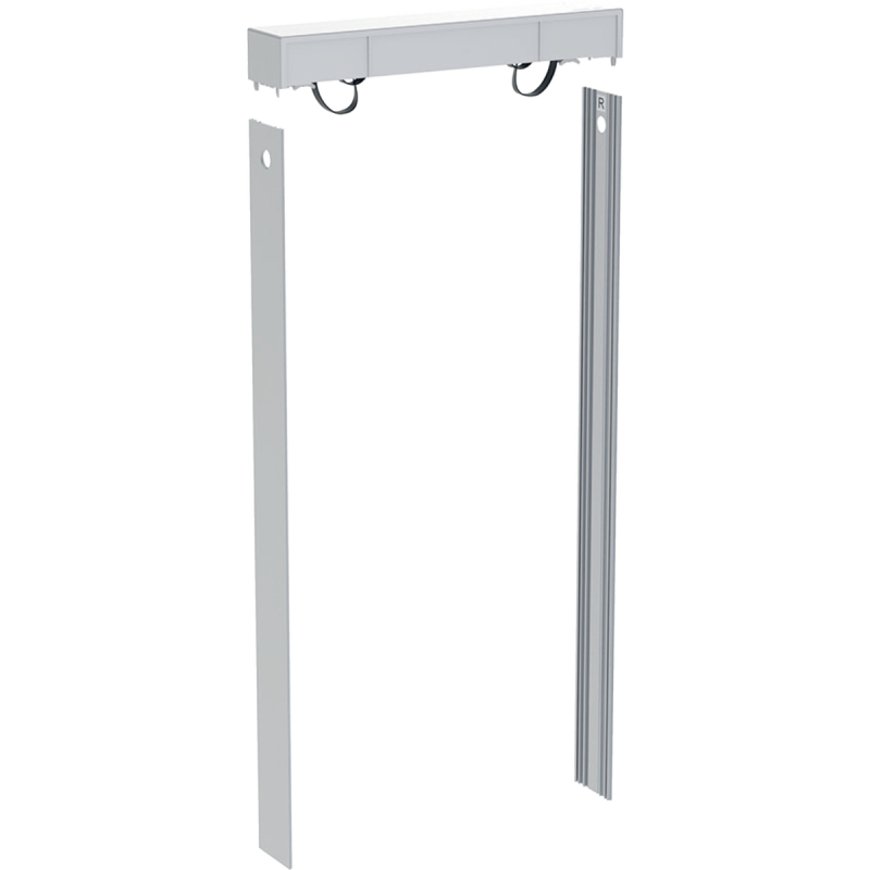Zestaw pokrywy i boków do Monolith Plus do WC wiszącego, H101, indywidualny, aluminium szczotkowane GEBERIT 131.192.00.2
