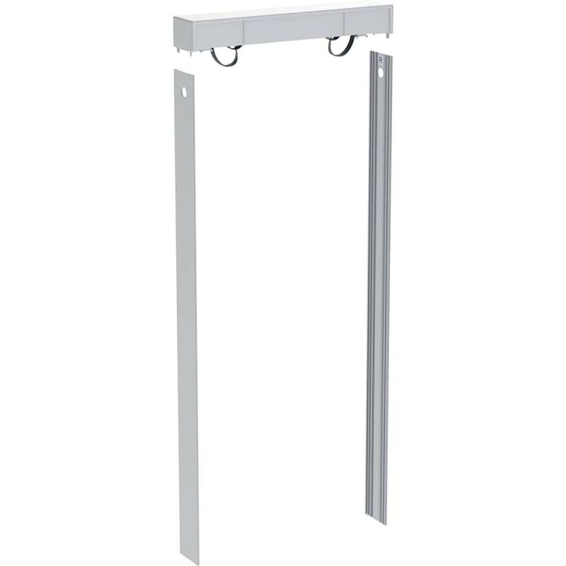 Zestaw pokrywy i boków do Monolith Plus do WC wiszącego, H114, indywidualny, aluminium szczotkowane GEBERIT 131.196.00.2