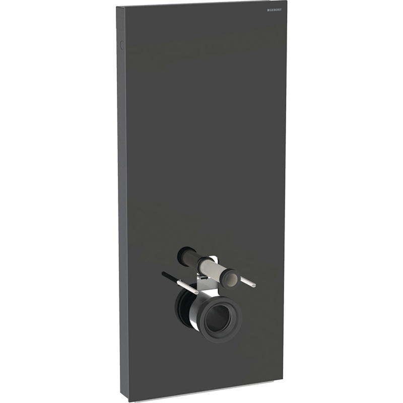 Moduł sanitarny Monolith Plus do WC wiszącego, H114, czarny, boki czarne GEBERIT 131.231.SJ.7