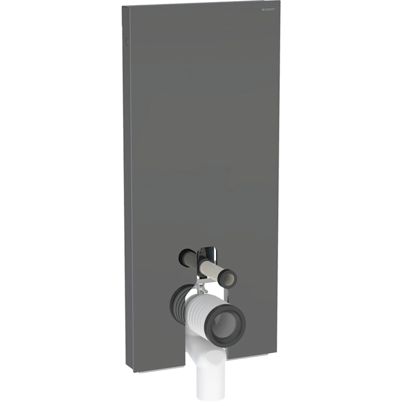 Moduł sanitarny Monolith Plus do WC stojącego, H114, lava, boki czarne GEBERIT 131.233.JK.7