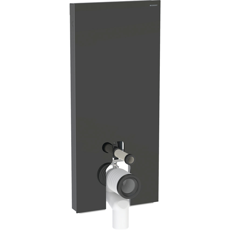 Moduł sanitarny Monolith Plus do WC stojącego, H114, czarny, boki czarne GEBERIT 131.233.SJ.7