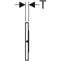 Elektroniczny zestaw uruchamiający WC, IR, Sigma10, 12cm, czarny mat, easy-to-clean GEBERIT 115.906.16.6
