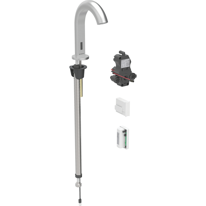 Bateria umyw. Piave, stojąca, generatorowa, do podtynk. skrzyni funkcji, z mieszaczem, stal nierdzewna GEBERIT 116.186.SN.1