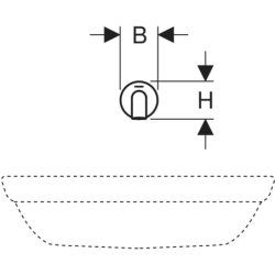 Bateria umyw. Piave, ścienna, generatorowa, do podtynk. skrzyni funkcji, z mieszaczem, L22, czarny mat GEBERIT 116.286.14.1