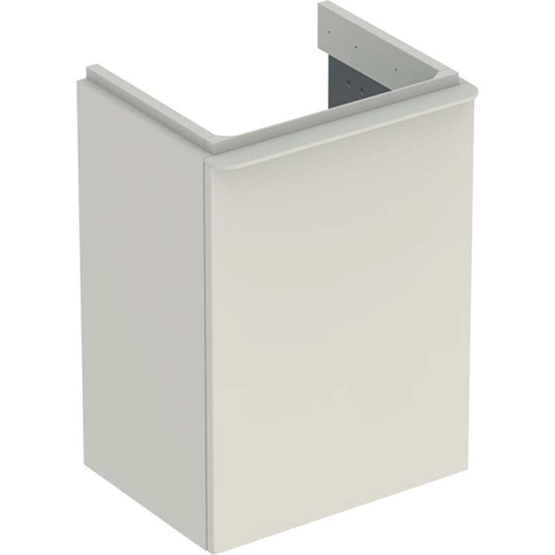 Smyle Square Szafka pod umywalkę, B44.2cm, H61.7cm, T35.6cm, 1 drzwi, z zawiasem po prawej, sand grey GEBERIT 500.350.JL.1