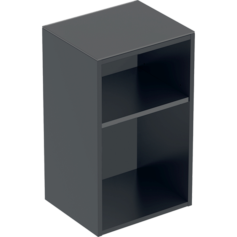 Smyle Square Szafka boczna otwarta, B36cm, H60cm, T29.9cm, lava GEBERIT 500.358.JK.1