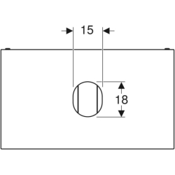 Variform Szafka podumyw. na blat, 90x51x23,5cm, 1 szuflada, syfon, orzech włoski hickory, melam., mat GEBERIT 501.168.00.1