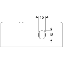 Variform Szafka podumyw. nablatową, B135cm, H23.5cm, T51cm,  z 2 szuflady, syfon, dąb, melaminowa,na, mat GEBERIT 501.181.00.1