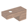 Variform Szafka podumyw. na blat, 120x51x55cm, 3 szuflady, syfon, orzech włoski hickory, melam., mat GEBERIT 501.186.00.1