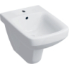Selnova Square Bidet wiszący, B35cm, H35.5cm, T53cm, z przelewem, z otworem na baterię GEBERIT 500.271.01.5