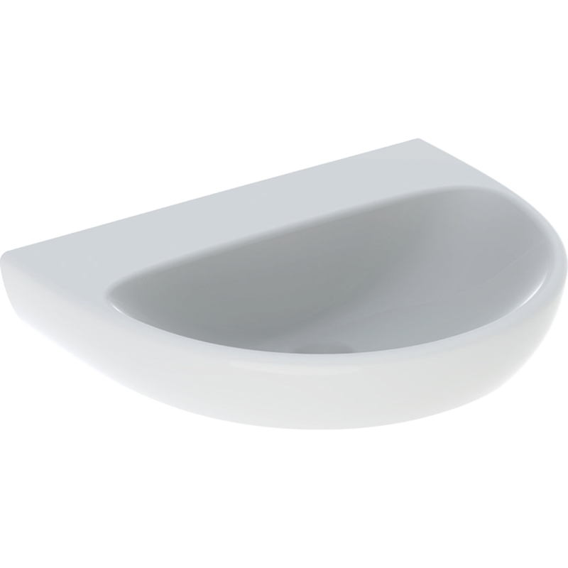 Selnova Umywalka, B60cm, H18cm, T48cm, bez przelewu, bez otworu na baterię GEBERIT 500.305.01.2