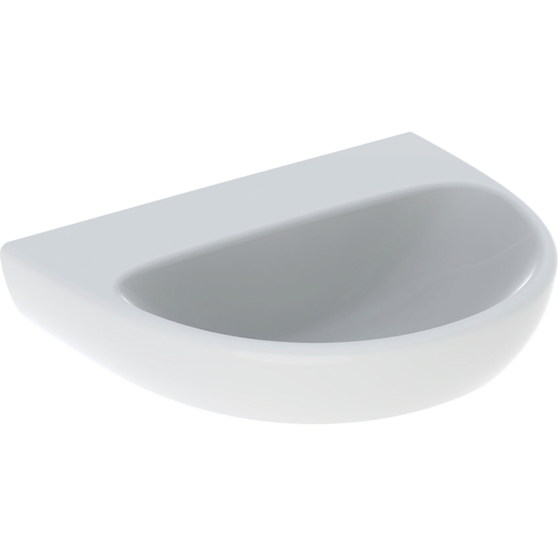 Selnova Umywalka, B55cm, H18cm, T44cm, bez przelewu, bez otworu na baterię GEBERIT 500.315.01.5