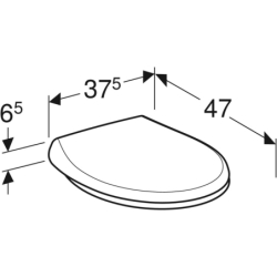 Selnova Deska sedesowa z siedziskiem dla dzieci, mocowanie od góry, wolne opadanie, z wypinanymi zawiasami GEBERIT 500.339.01.1