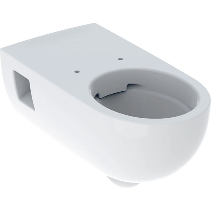 Selnova Comfort Wisząca miska WC,  B35.5cm, H34.5cm, T70cm, długa, częściowo ukryte mocowania, Rimfree GEBERIT 500.693.01.7